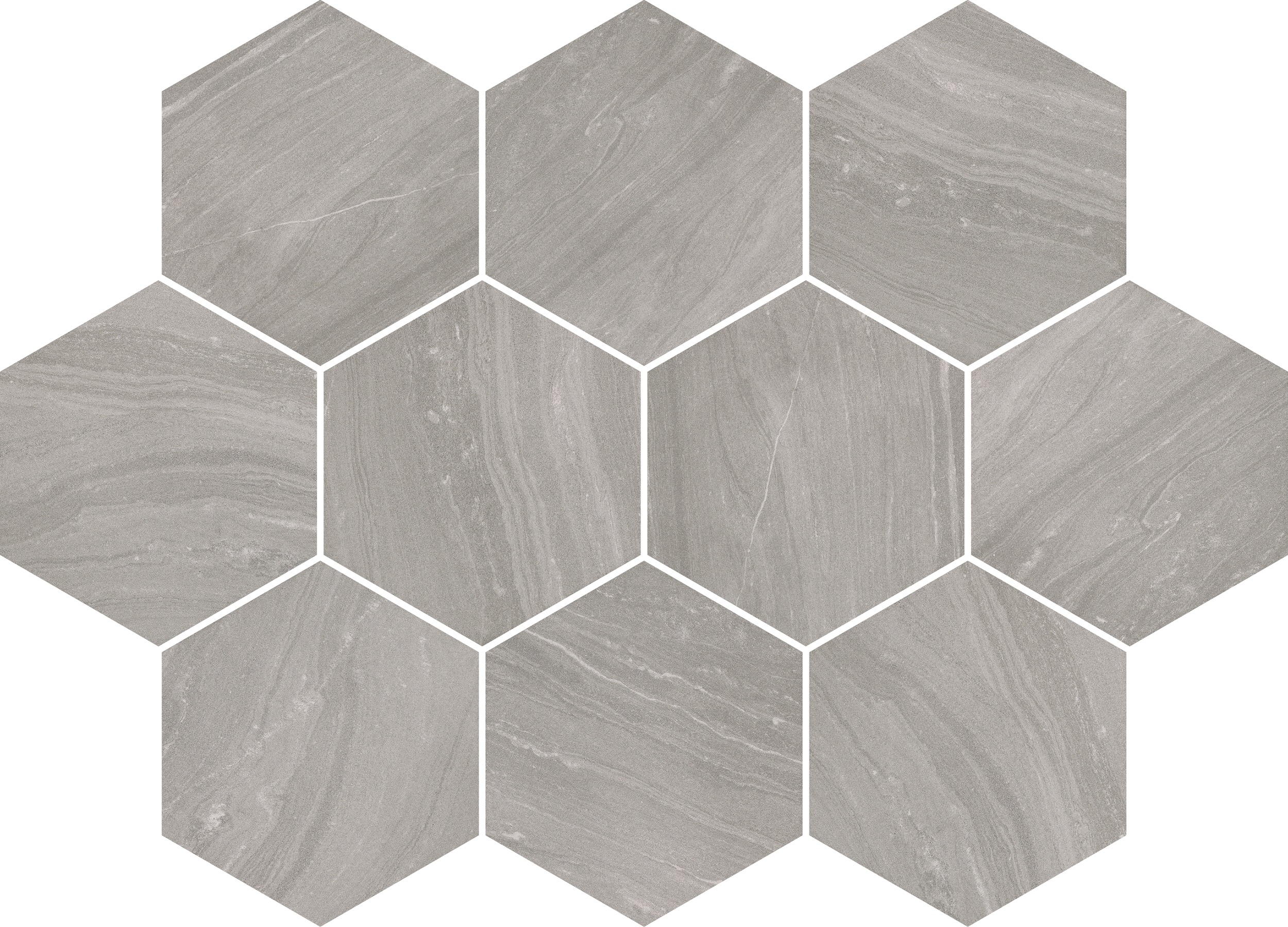 DOVE LAPPATO HEXAGON DUSK