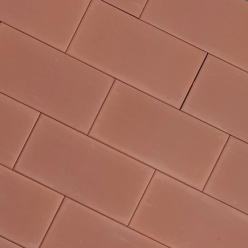 RED MATT TESSELLATED TERRACOTTA TILE