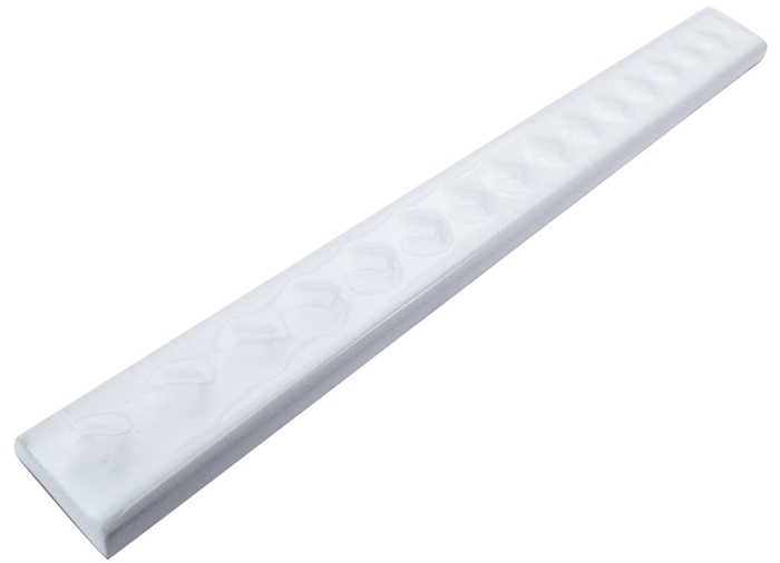 WHITE GLOSS RHOMBUS LISTELLO