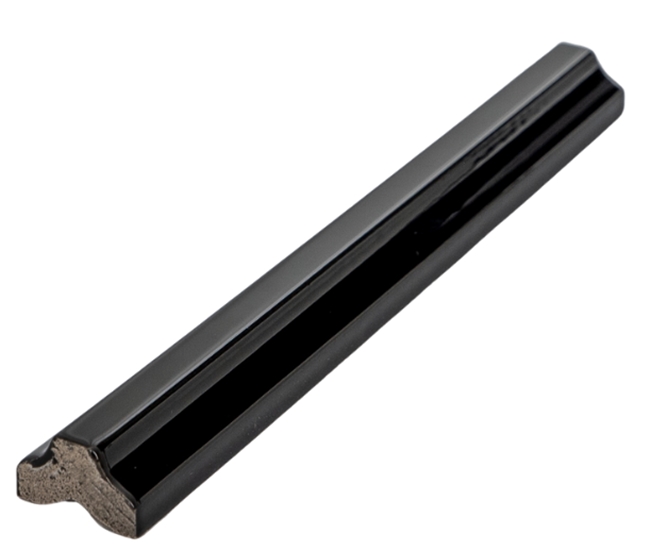 BLACK GLOSS ART DECO PENCIL