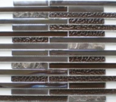 CHOCOLATE GLASS MARBLE INTERLOCKING VISION