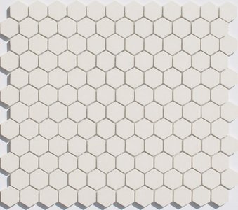 PARCHMENT HEXAGON VITRIFIED MOSAIC