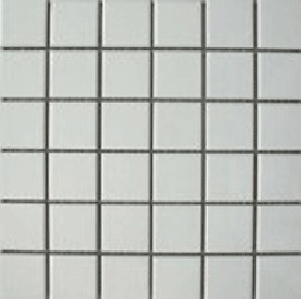 WHITE MATT SHEETED MOSAIC