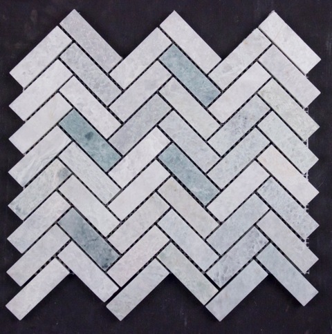 MING-GREEN HONED HERRINGBONE