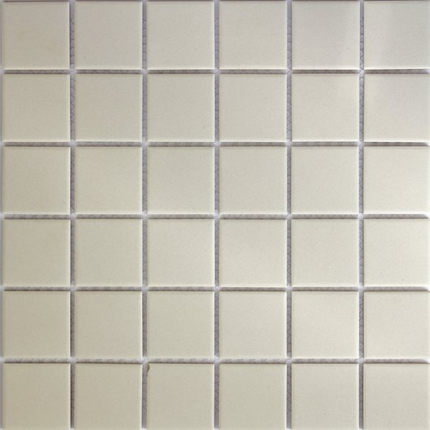 PARCHMENT SQUARE 48MM VITRIFIED MOSAIC