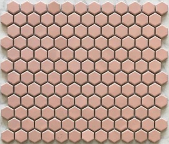 PINK MATT HEXAGONAL