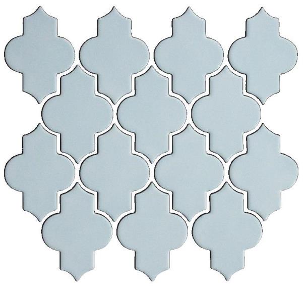 LIGHT-BLUE MATT LANTERN MOSAIC TILE