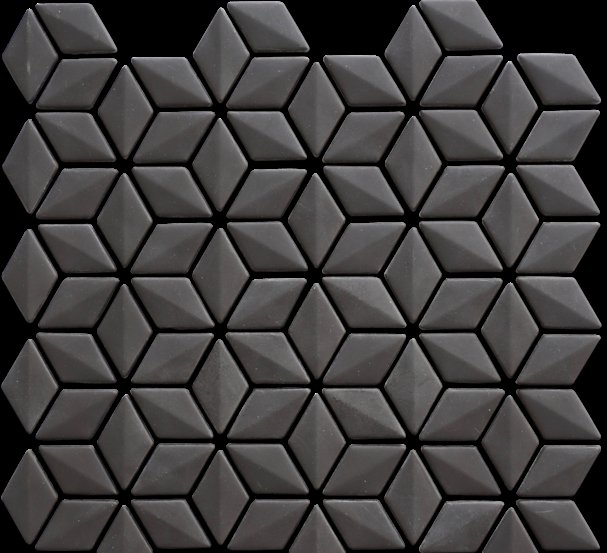 RAVEN SATIN GLASS 3D-CUBE