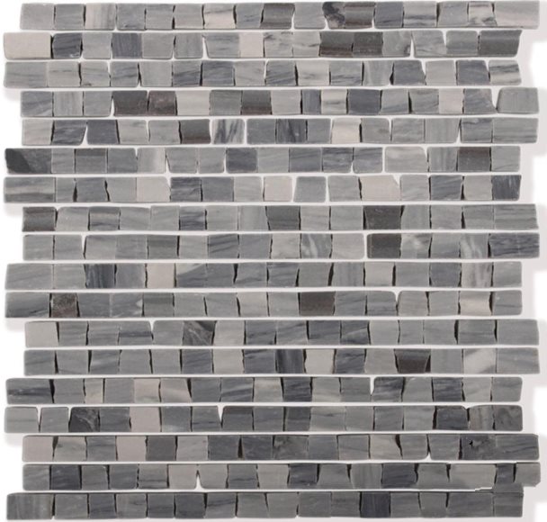 PALISSANDRO HONED ANTIQUE CUT MARBLE MOSAIC TILE