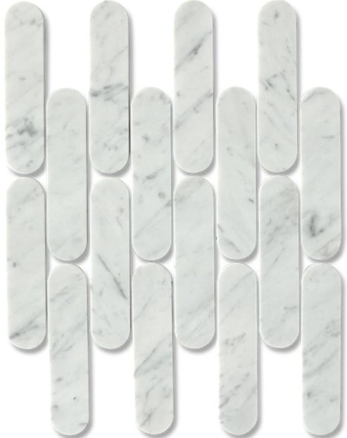 CARRARA C HONED MARBLE BATONS