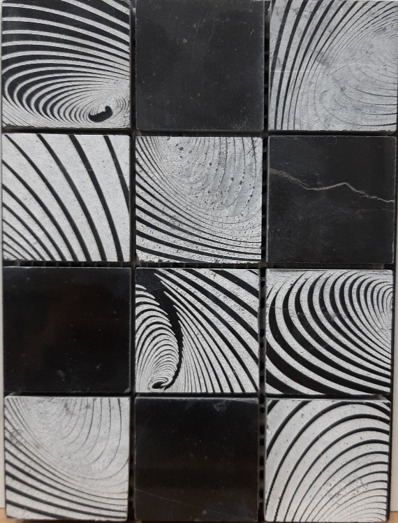 NERO MARQUINA  MIXED FINISH PORTRAY