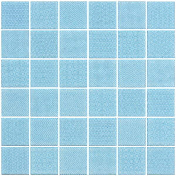 SKY-BLUE PATTERNED GLOSS RECURSO