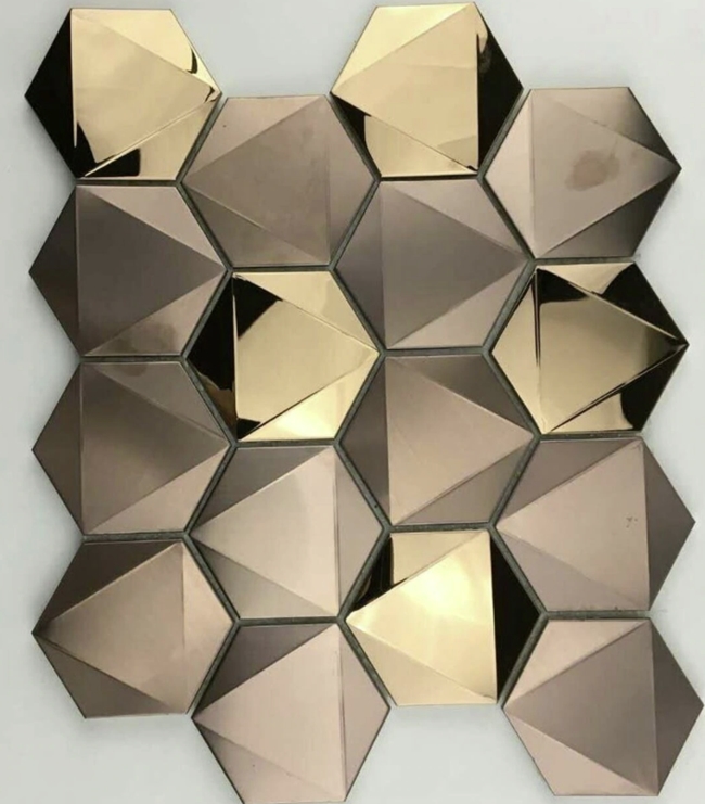 ROSE GOLD HEXAGONAL AMAZING