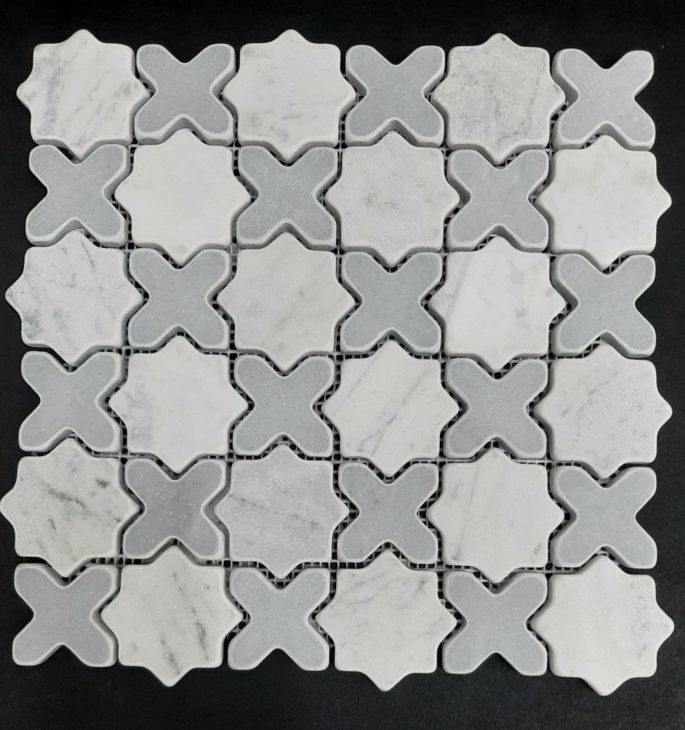 BARDIGLIO AND CARRARA TUMBLED LATTICE