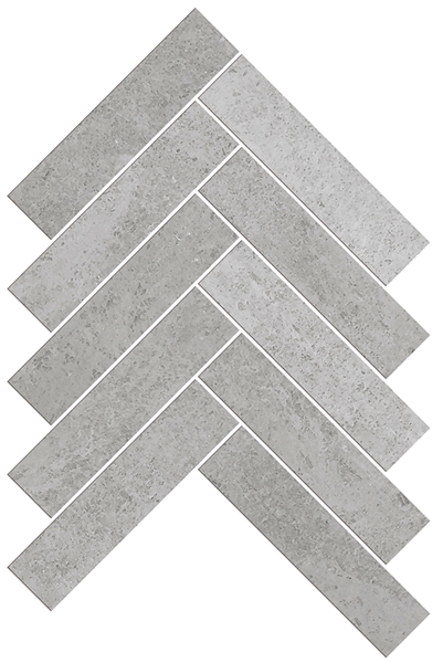 GREY STONE HONED HERRINGBONE GEOLUX