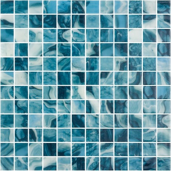 AQUA-BLUE-MIX GLASS MOASIC RIVIERA