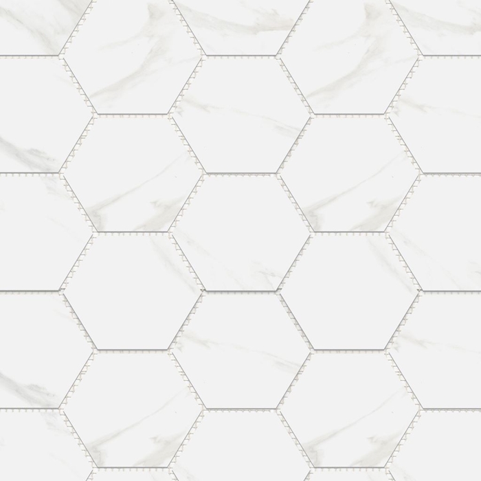 GRIGIO MATT HEXAGON MARBLE LOOK MOSAIC