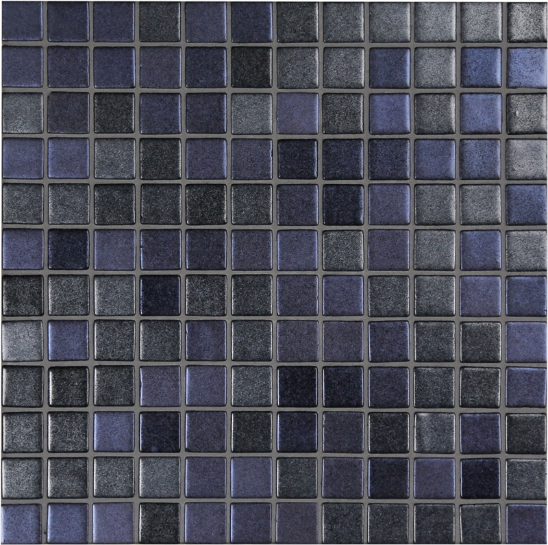 GALAXY BLUE GREY MIX GLASS MOSAIC