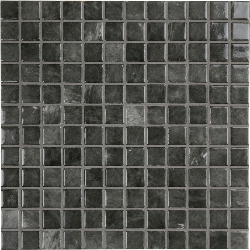 ZIRCON DARK GREY MIX GEMMA GLASS MOSAIC