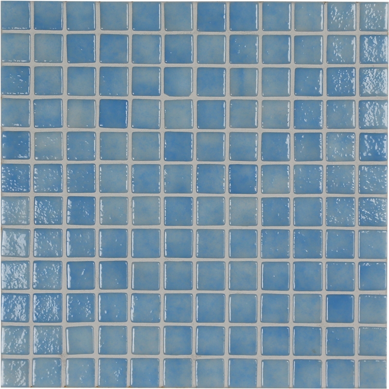 LIGHT BLUE GLOW FOSFO GLASS MOSAIC