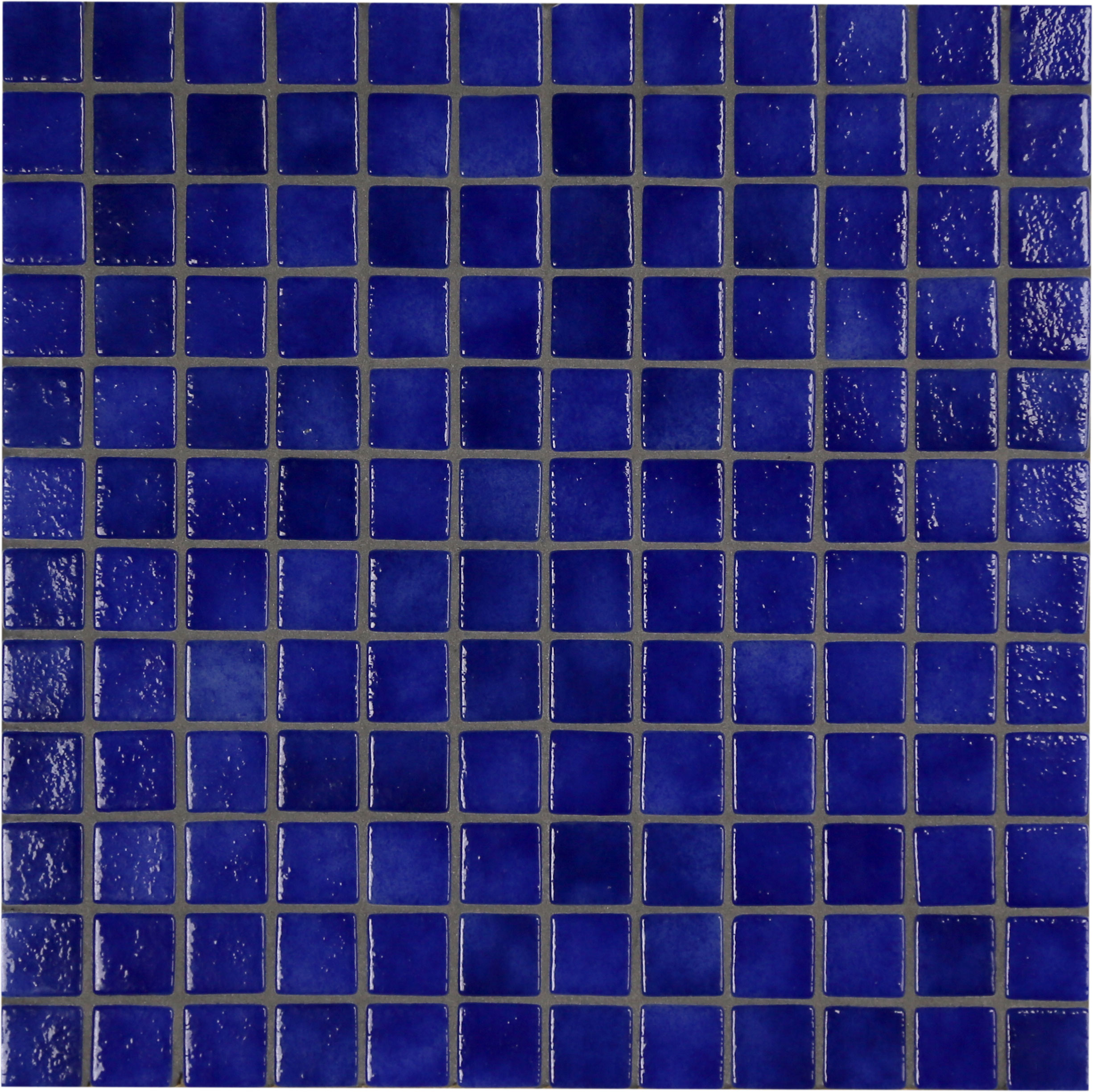 DARK BLUE GLOW FOSFO GLASS MOSAIC