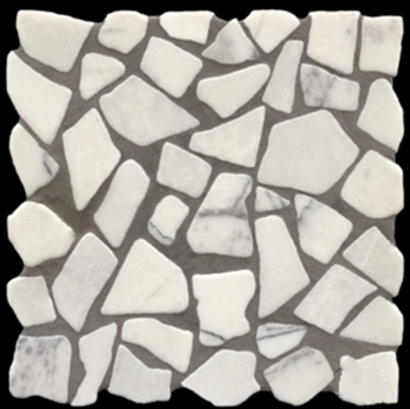 NEW YORK TUMBLED RANDOM MARBLE MOSAIC