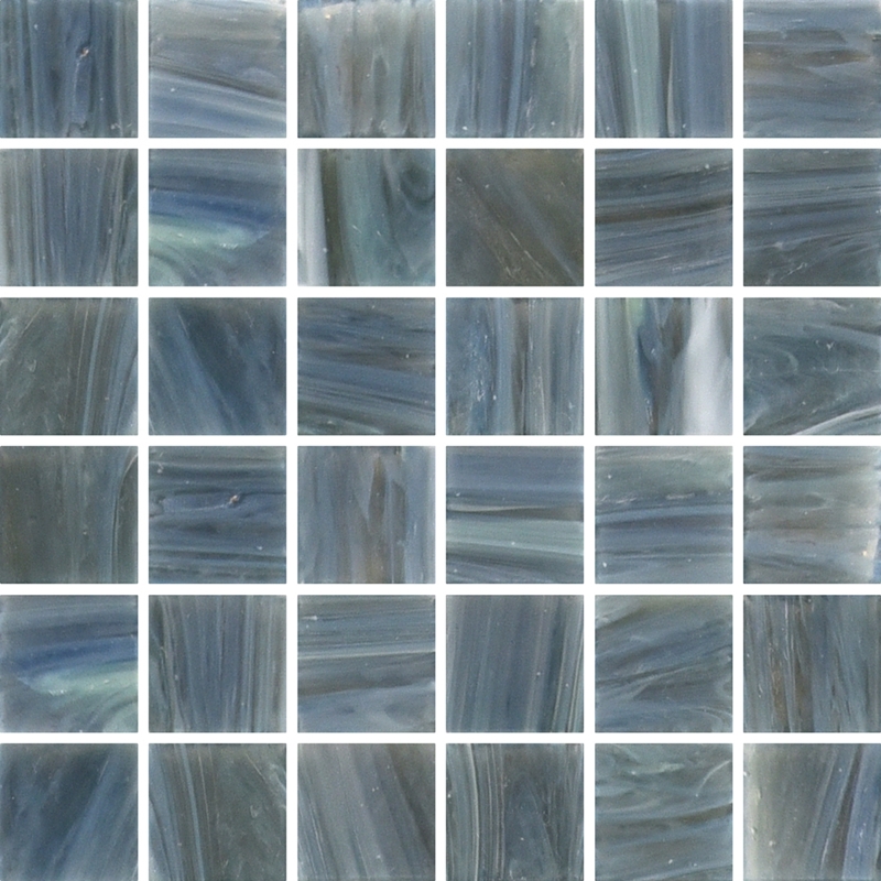 BLUE GREEN PEARL STYLE GLASS MOSAIC