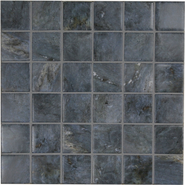 DOLERITE BLUE STONE LOOK GLASS MOSAIC