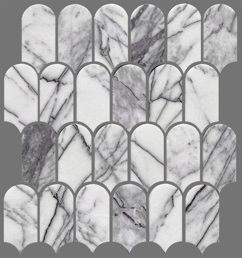 NEW YORK STONE HONED MARBLE FEATHER GEOLUX