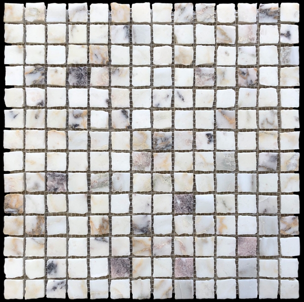 VIOLA ORO HONED MARBLE ARTISAN CUT MOSAIC