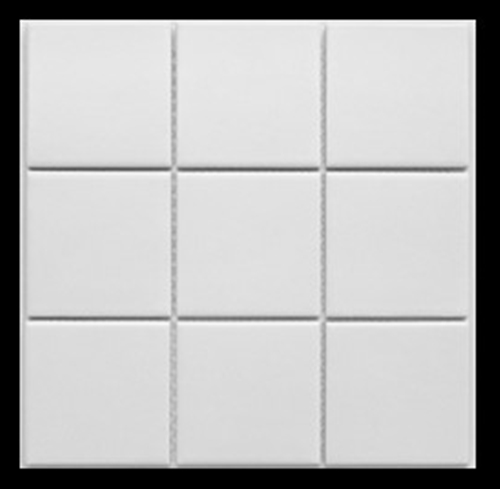 WHITE MATT MOSAIC