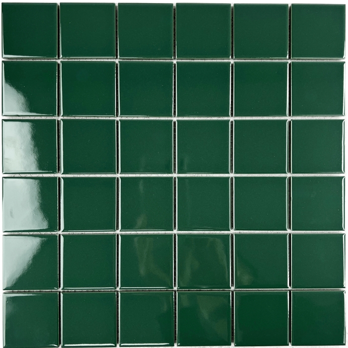 DARK GREEN GLOSS MOSAIC