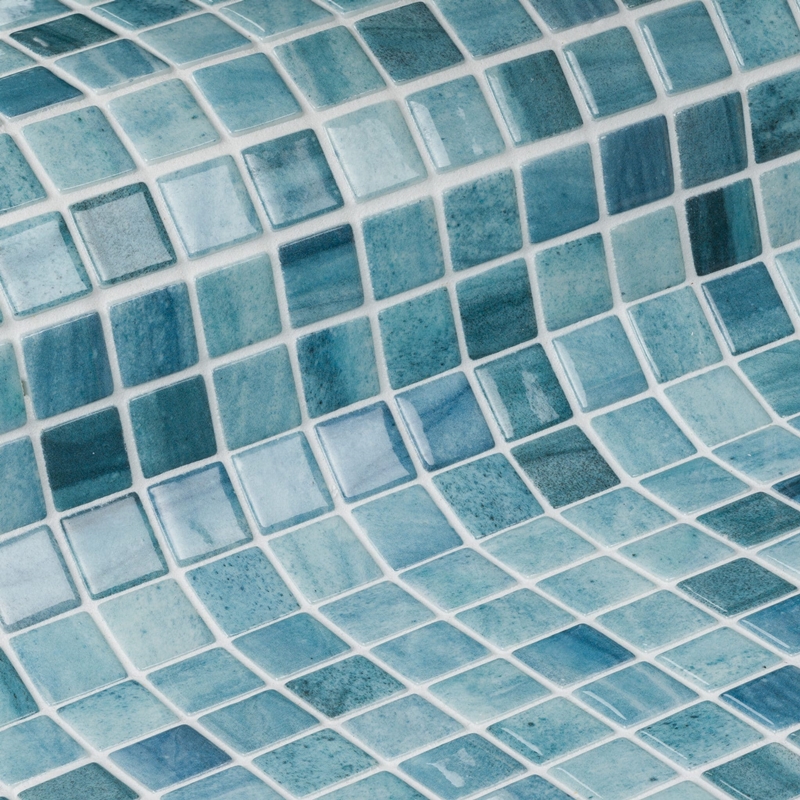 MOONSTONE LIGHT GREEN MIX GLASS MOSAIC