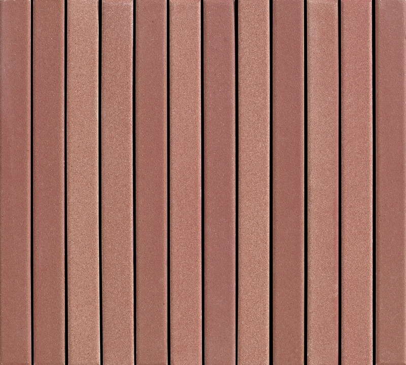 BURGUNDY MATT LONG FINGER MOSAIC