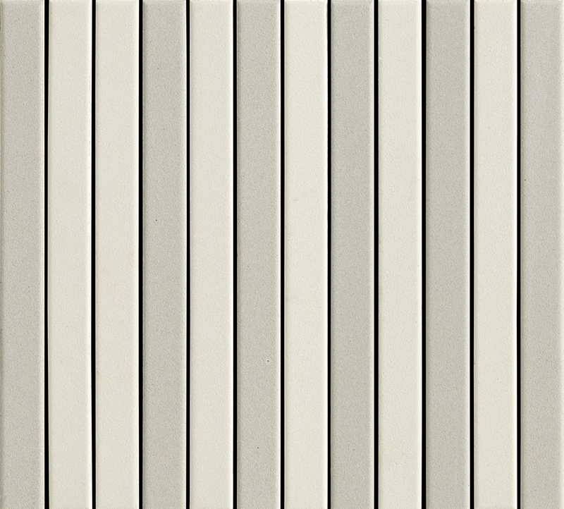 WHITE MATT LONG FINGER MOSAIC