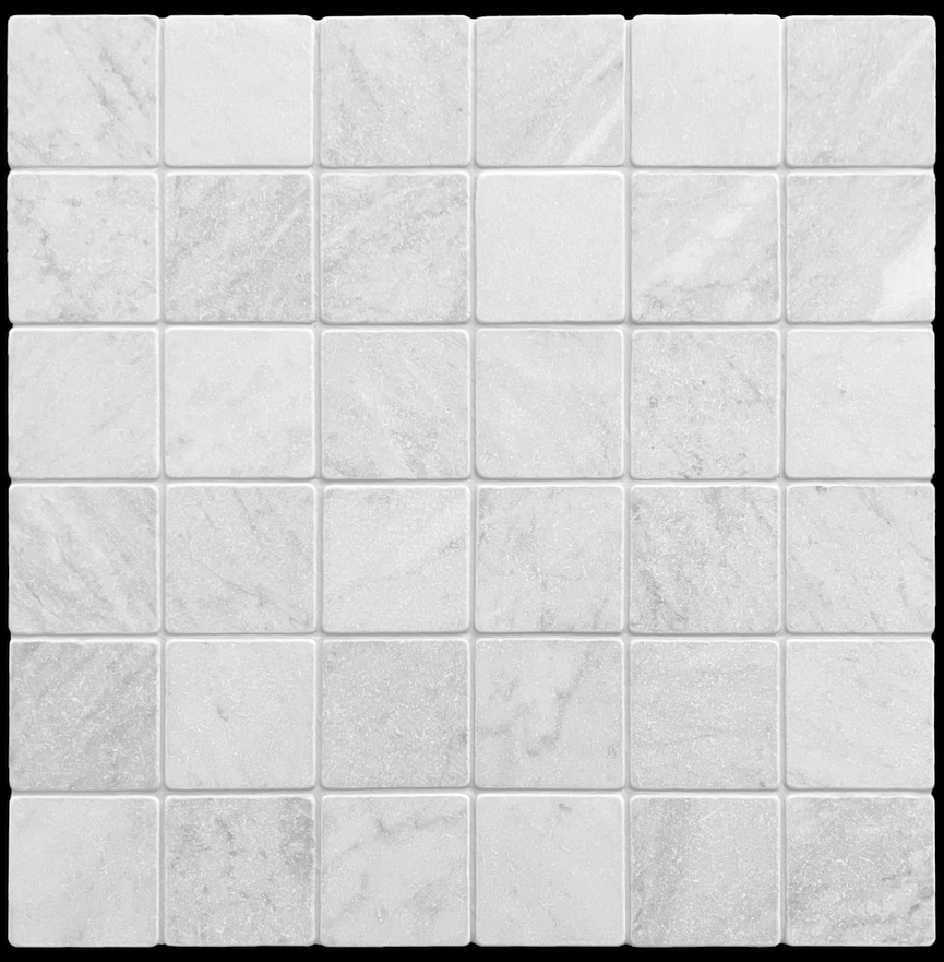 CARRARA TUMBLED MARBLE TILE