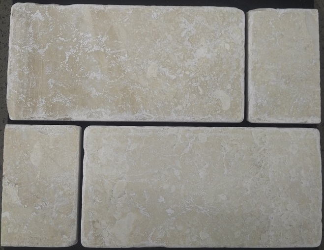 TRAVERTINE HONED TUMBLED MARBLE TILE