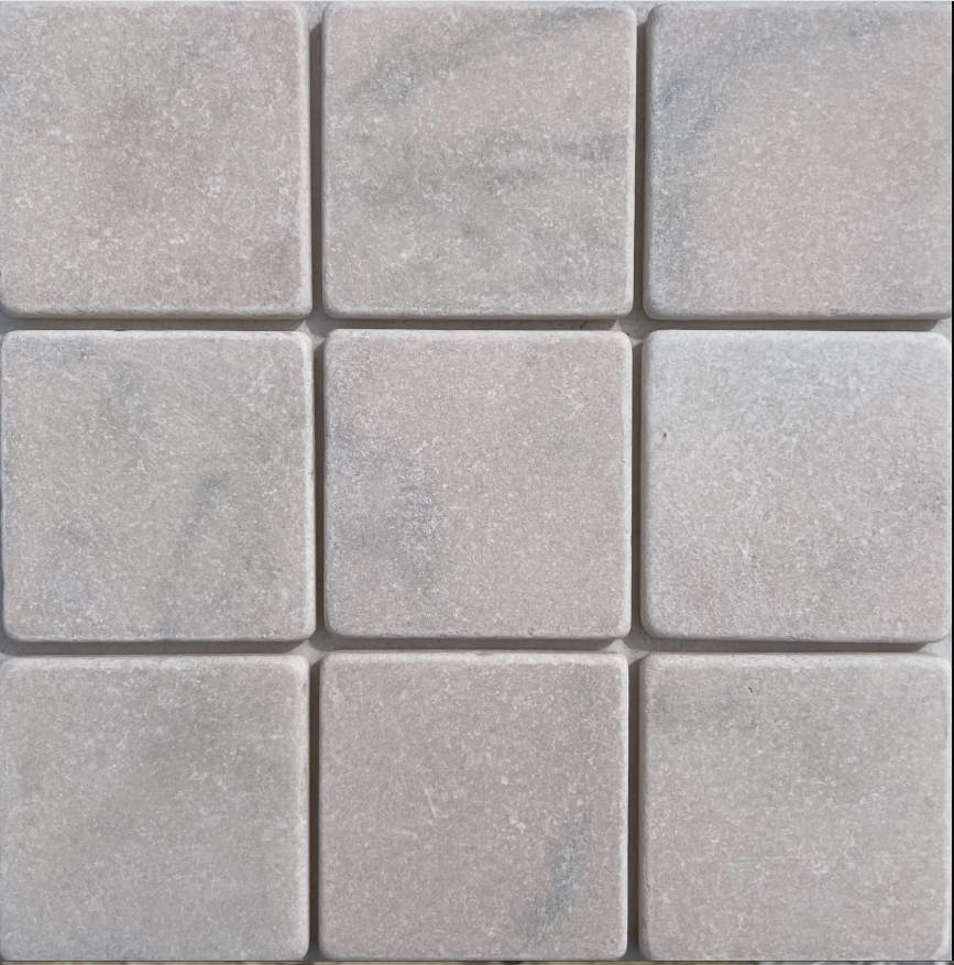 SOFT PINK MATT TUMBLED MARBLE