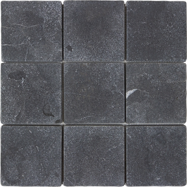 CHARCOAL HONED MARBLE MOSAIC