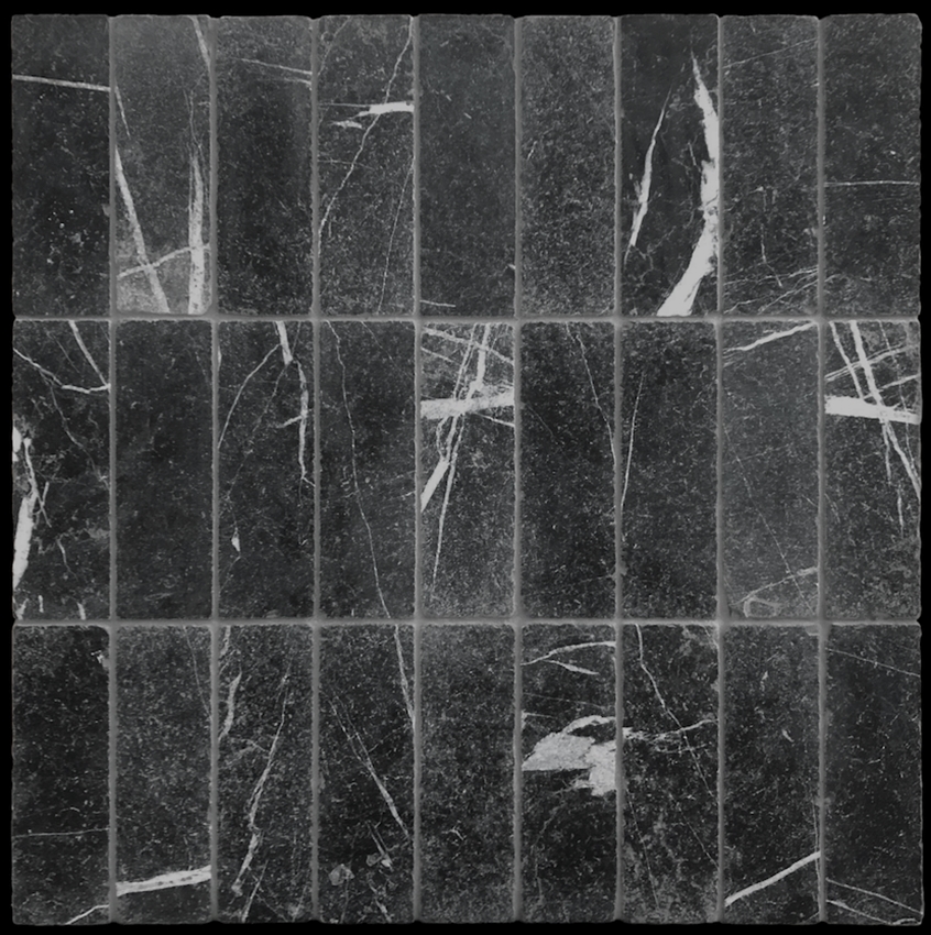 NERO MARQUINA TUMBLED MARBLE TILE