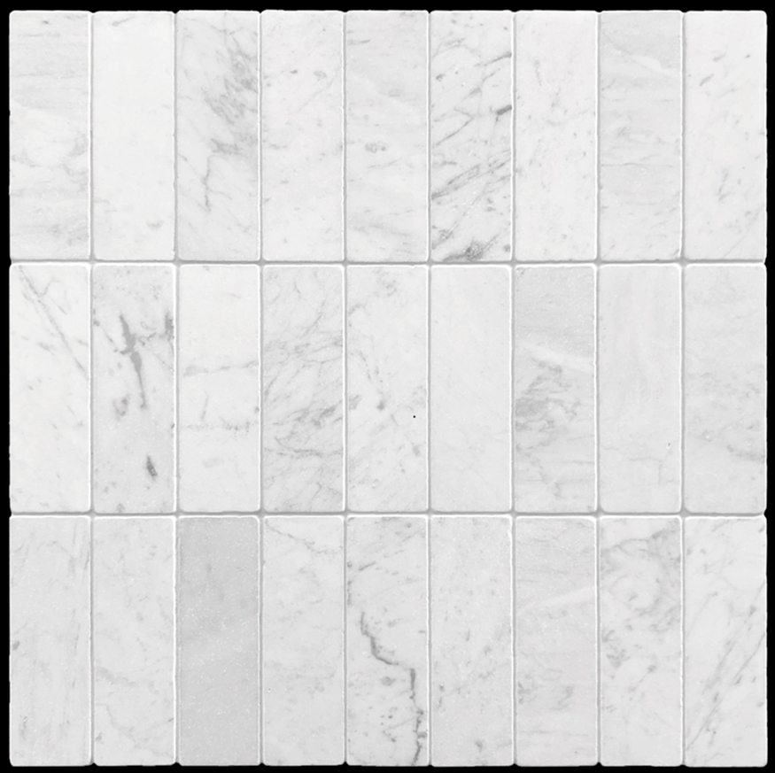 CARRARA C TUMBLED MARBLE TILE