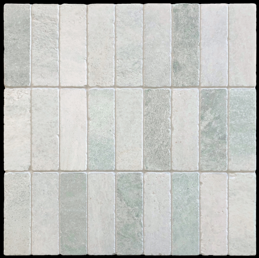 VERDI CRISTALLO TUMBLED MARBLE TILE