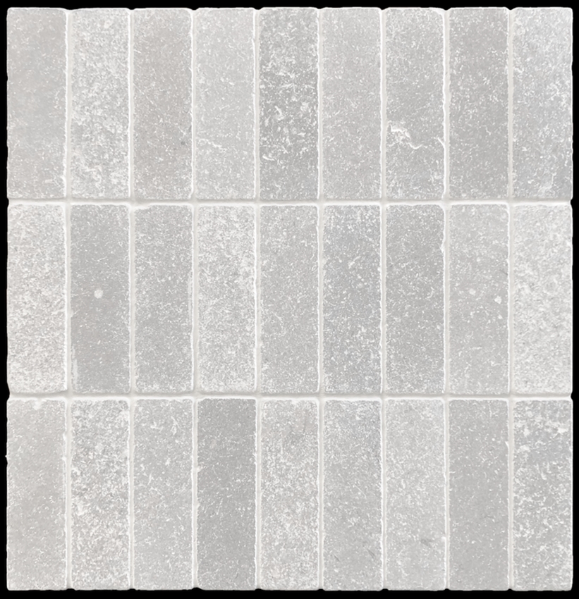 CINDER GREY TUMBLED MARBLE TILE