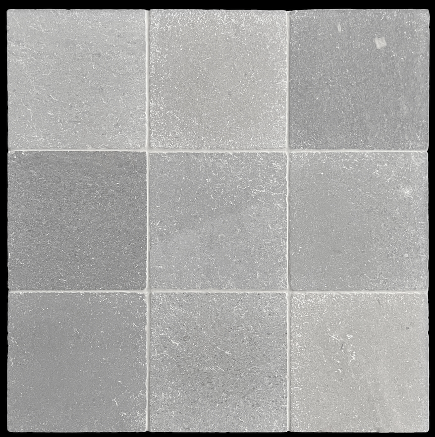 CINDER GREY TUMBLED MARBLE TILE