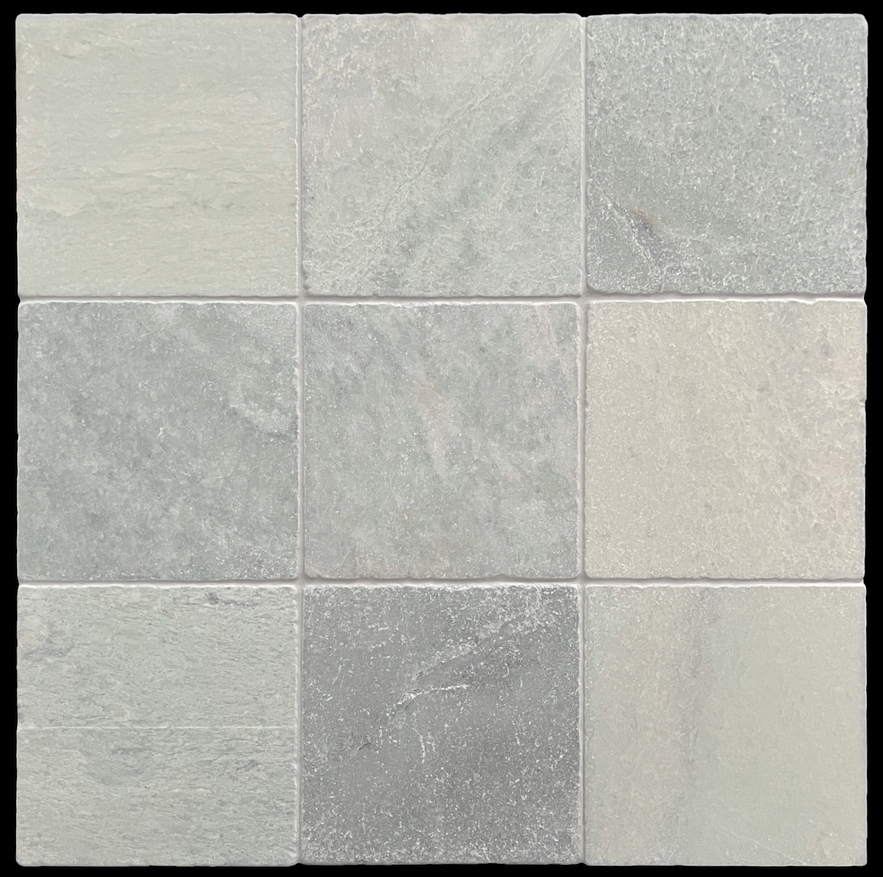 VERDI CRISTALLO TUMBLED MARBLE TILE