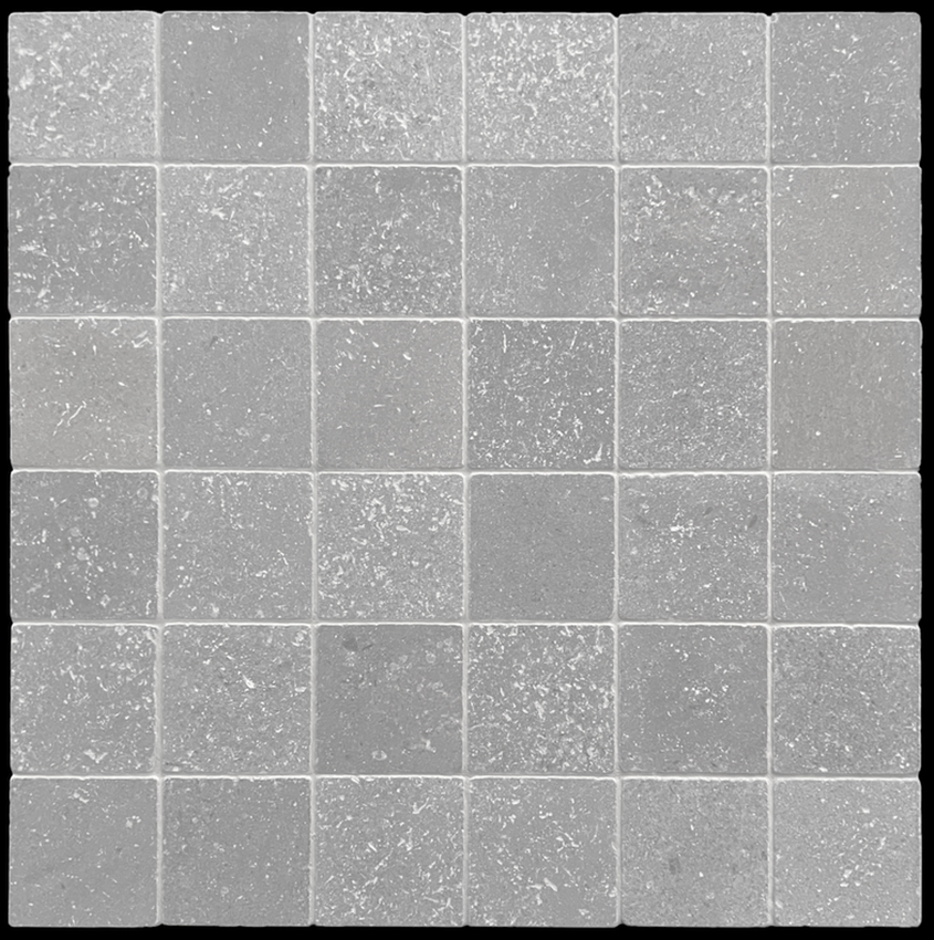 CINDER GREY TUMBLED MARBLE TILE