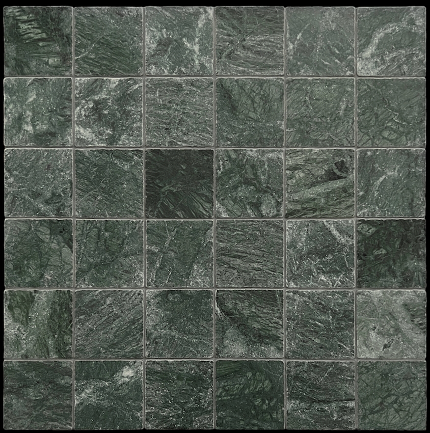 TAJ GREEN TUMBLED MARBLE TILE