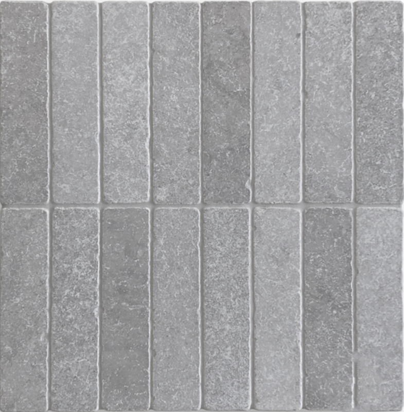 ASH GREY TUMBLED ANTIQUE MARBLE BRICK STYLE TILE