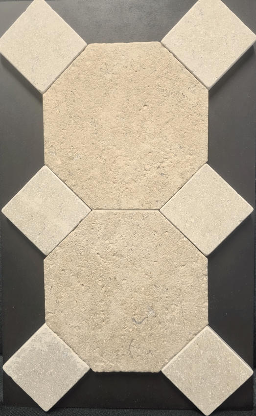 PRIORY TUMBLED STONE OCT  CREAM  STONE DOTS