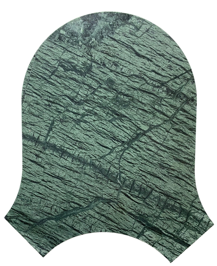 INDIAN GREEN BELL SHAPE HONED MARBLE